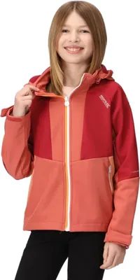 Immagine prodotto di Giacca softshell da regata per bambini con cappuccio Haydenbury, colore: rosa, taglie per bambini: 176