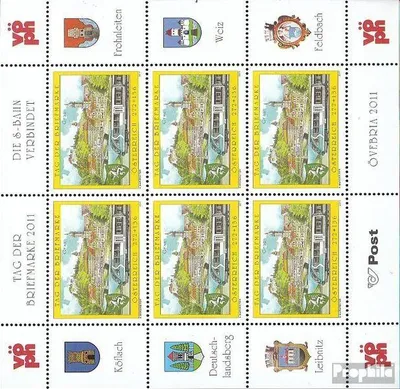 Produktbild von Briefmarken Österreich 2011 Mi 2936 Kleinbogen (kompl.Ausg.) gestempelt Tag der Briefmarke