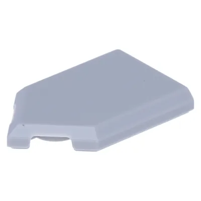 A single, light gray, pentagonal roof tile piece, likely a LEGO brick, is shown against a white background.