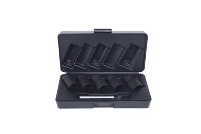 Produktbild von KS Tools 913.1240, Steckschlüssel-Satz, 1/2", 6 Kopf/Köpfe, Chrom-Molybdän-Stahl, DIN 3120, ISO 1174, 690 g