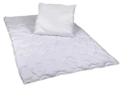 Produktbild von Premium Bettenset Mikrofaser, 2-teilig – Steppbettdecke  200x220 cm Kopfkissen 80x80 cm