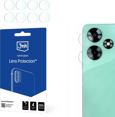 Produktbild von 3mk Hybridglas Lens Protection für Infinix Hot 30 4G Kamera Objektiv Kameralinse 0,16mm 6H (4 Stück)