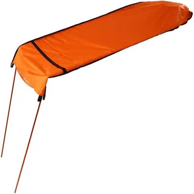 Productafbeelding van Opblaasbare kajakzonnedak - Kajakzonnescherm - Waterdichte, opvouwbare zonnekap voor boot/kano (oranje)