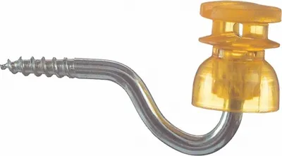 Produktbild von Schlitzisolator Isolatoren Weidezaun Typ C 161 6 mm gelb 25 Stück