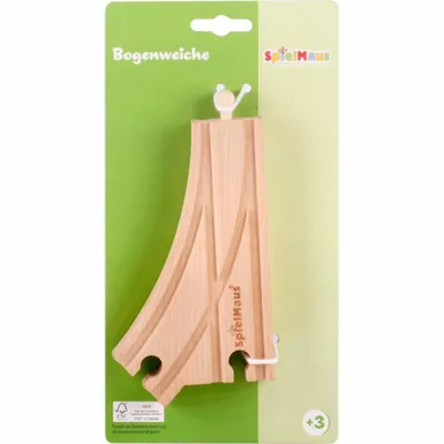 Produktbild von SpielMaus Holz Bogenweiche, 2 Stück