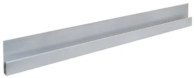 Produktbild von Alu h-Kartätsche L.1800mm m.Verstärkungswulst Alu.1,6mm