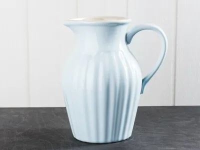 Produktbild von IB Laursen MYNTE Kanne 1,7 Liter Blau Keramik Geschirr STILLWATER Krug Karaffe