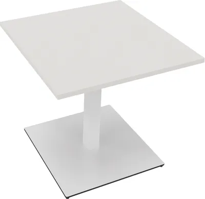 Produktbild von Bespr.ti Rechteck Tellerfuß Quadrat B800xT800xH720 ws/Weiß