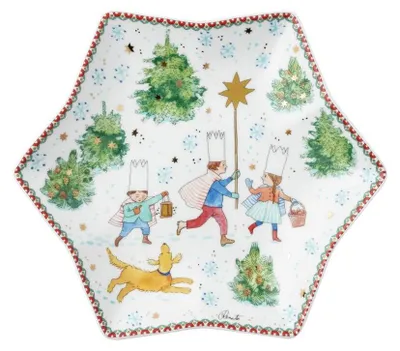 Productafbeelding van Hutschenreuther Sternschale 24 cm Weihnachtsspiele 02473-727496-25381