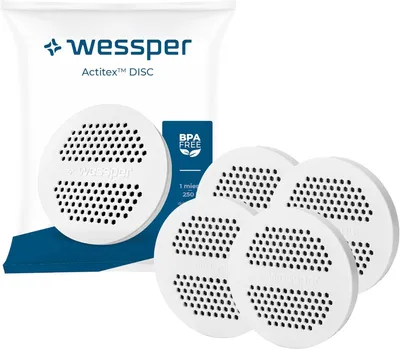 Productafbeelding van Waterfilter, schijffilter met actieve kool, 4 stuks, vervanging voor Microdisc, geschikt voor drinkwater