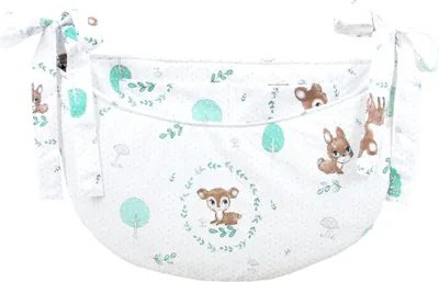 Produktbild von BABYLUX Babybetttasche Organizer BETTTASCHE Spielzeugtasche 120. Wald Reh