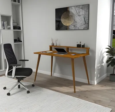 Obrázek produktu pro hnědý psací stůl ve stylu ložnice Moderní dřevěné stoly