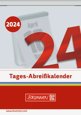 Produktbild von 2024 BRUNNEN Tagesabreißkalender 7,5x11cm Nr.5