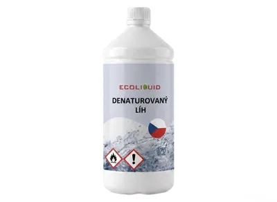 Obrázek produktu pro Ecoliquid Líh denaturovaný EUR 1 l, Obrázek vytvořený pomocí AI