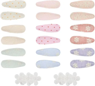 Imagen del producto de Horquillas de colores, 20 unidades, 10 cm de largo, para niñas
