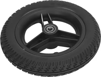 Produktbild von Vorderrad für Rollstuhl, 10 x 2 Zoll, Polyurethan, Vollgummi, Ersatzrolle für Rollator/Gehhilfe