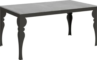 Immagine prodotto di ITAMOBY - Tavolo allungabile 160/420x90 cm Paxon Evolution cemento telaio e gambe antracite
