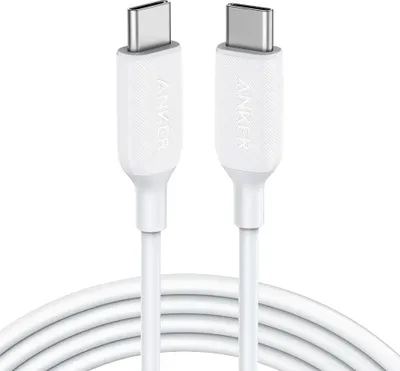 Produktbild von Anker 541 USB-C auf USB-C Kabel White / 0.9m