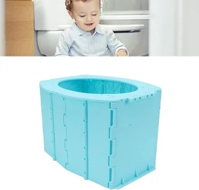 Image de Pot de voyage pour enfants - pot portable pour enfants - réservoir d'eau - sac de transport - kit de toilettes de voyage - sacs poubelle inclus.