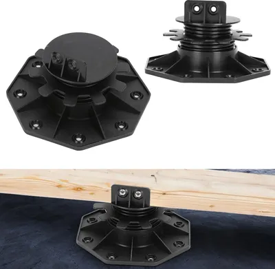 Produktbild von Faziango Höhenverstellbare Stelzlager für Terrassen & Balkon, 30-60mm, 30 Stück