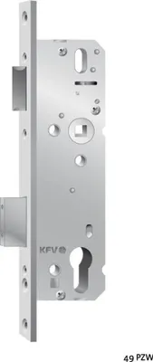 Produktbild von KFV PT-Einsteckschloss, PZ, E92, VK10D40, 16kt, DL/DR, Stulp 16 x 245 mm