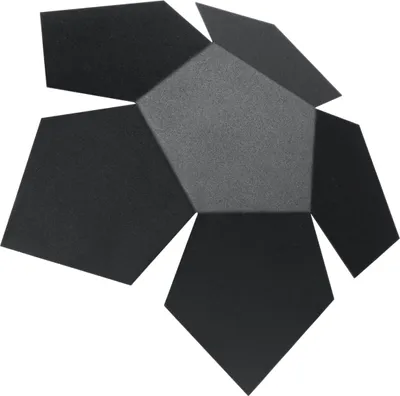 Produktbild von Wandleuchte PENTA schwarz 2xG9 8W Stahl 8x30x30cm Sollux Lighting