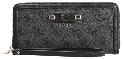 Produktbild von Elegante Damen Geldbörse Schwarz mit Münzfach & abnehmbarem Zipper