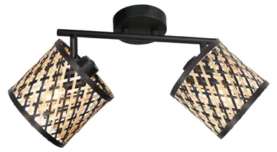 Produktbild von Spot - natürlich schwarz - Sumba - bambus metall - aufbauleuchte - E14 - 4488ZW - Mexlite