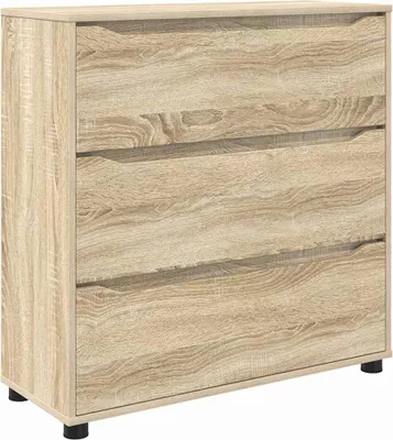 Immagine prodotto di vidaXL Armadio in rovere Sonoma 80 x 31 x 81 cm Materiale in legno