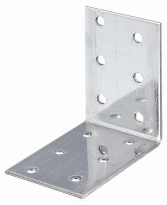 Zdjęcie produktu dla Alberts 851811 Kątowniki z otworami, stal nierdzewna, 60 x 60 x 40 mm, zestaw 10 sztuk