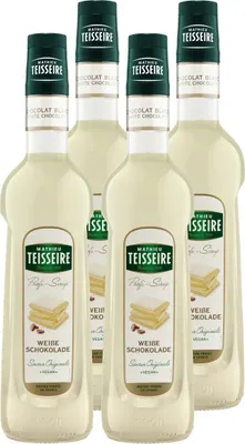 Immagine prodotto di Mathieu Teisseire Sciroppo per bevande al cioccolato bianco 0,7L (confezione da 4)