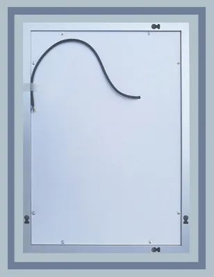 Produktbild von LED Badspiegel Badezimmerspiegel 80x60 cm mit Beleuchtung Lichtspiegel Wandspiegel mit Touch-schalter beschlagfrei IP44 Kaltweiß Mojito-Serie