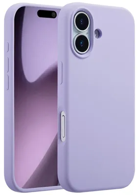 Imagen del producto de Funda de silicona lí­quida con MagSafe para Apple iPhone 17 - Morado