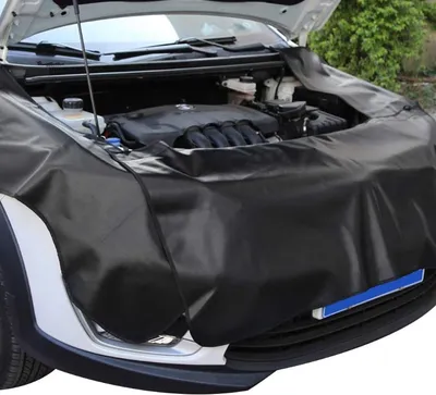 Image de 3 teiliges PKW Kotflügel- und Stoßstangenschoner Set magnetisch - Automechaniker Kotflügelschutz für zwei Fahrzeuge Werkstattschoner für Reparaturen, Inspektion Wartungsarbeiten für Werkstatt - Garage
