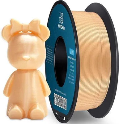 Immagine prodotto di Filamento per stampa 3D - 1,75 mm - 1 kg - Ecologico - Colore oro - Forma cubica