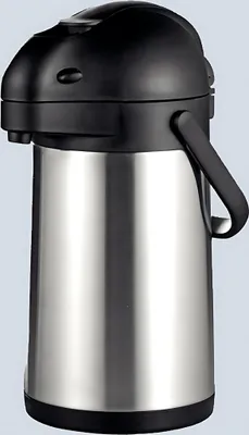 Image de Esmeyer Pot à pompe / Distributeur à pompe STREAM, contenu : 1,9 litre, en acier inoxydable à double paroi, 305-039