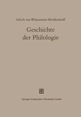 Zdjęcie produktu dla Geschichte der Philologie