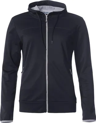 Produktbild von Clique Damen Kapuzenjacke Ottawa mit Kapuze, Reißverschlusstaschen und Kopfhörerzugang
