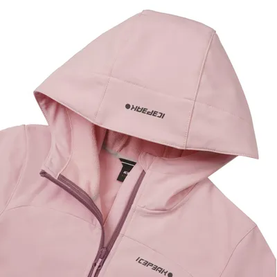 Produktbild von Icepeak Kobryn Jr Softshelljacke Mädchen mit Kapuze, Farbe:Rosa, Kinder Größen:128