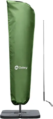 Produktbild von Abdeckhauben für Sonnenschirme – Sonnenschirm – Schutzhülle 265 x 48/70 cm – 100% wasserdichtes Polyester & UV-beständig