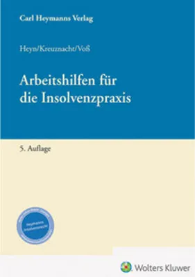 Obrázok produktu pre Arbeitshilfen für die Insolvenzpraxis