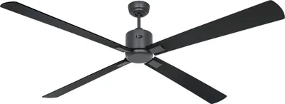 Zdjęcie produktu dla Energooszczędny wentylator sufitowy ze zdalnym sterowaniem Eco Neo III WiFi 180 cm bazaltowo-szary łopatki czarny / teak