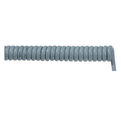 Obrázok produktu pre Špirálový kábel LappKabel ÖLFLEX® SPIRAL 400 P 500 mm / 1500 mm 5 x 0,75 mm² Sivá 70002640 1 ks (70002640)