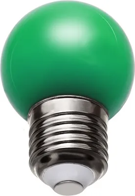 Obrázok produktu pre LED žiarovka E27 G45 1W GREEN 270° Spectrum dekoratívna