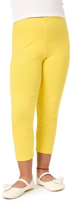Image de Leggings 3/4 pour fille Merry Style en viscose MS10-131 (jaune, 152)