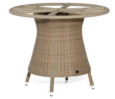 Produktbild von Base-Polyrattan Tischgestell Aluminium Rustic-stream