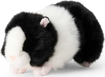 Produktbild von Tobar Kuscheltier Meerschweinchen World of Nature schwarz-weiß Plüschtier