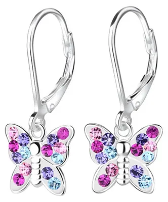 Produktbild von Ohrringe Silber 925 Kinder Ohrhänger „Schmetterling“