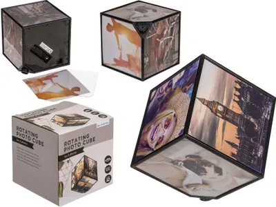 Produktbild von OOTB Rotierender Fotowürfel für 6 Fotos 11 x 11 cm