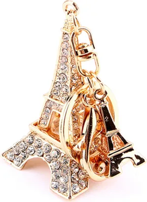Image de Porte-clés Tour Eiffel,Porte-clés Rhinestones Tour Eiffel,Charm Porte-clés Rhinestones Tour Eiffel,Pendentif Porte-clés Tour Eiffel